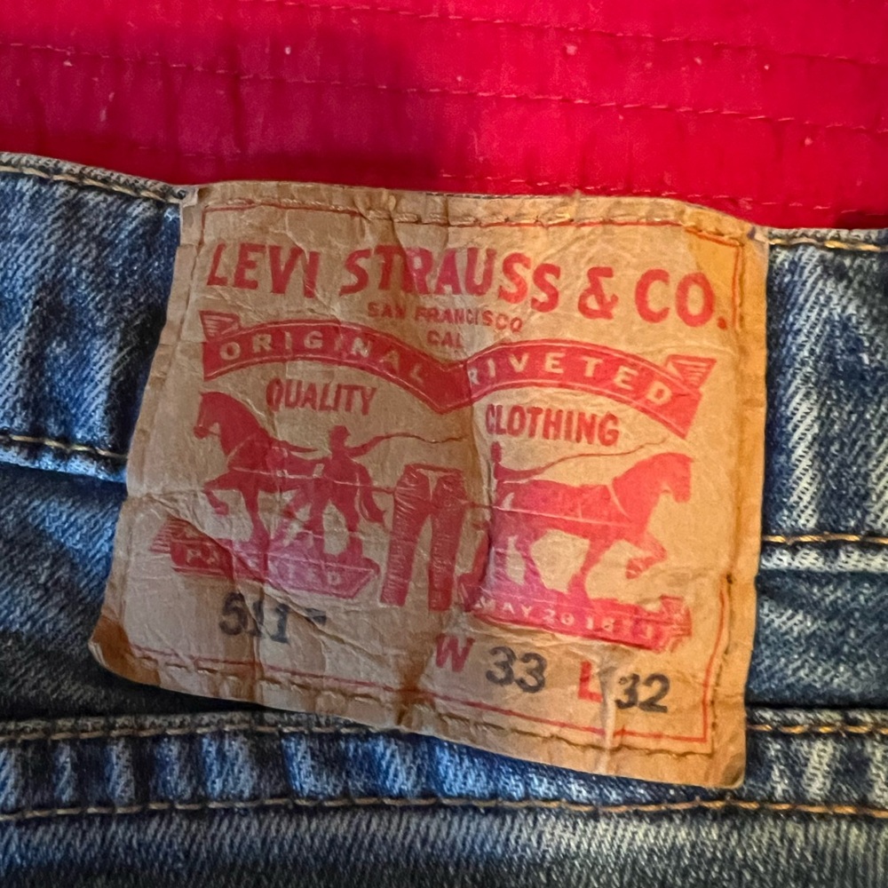 Levi's Straight Fit Denim Jeans